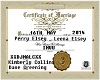 perry& leena certificate
