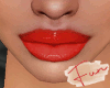 FUN Red-orange wet lips