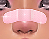 Pink band-aid nose