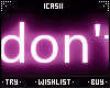 don't give up | neon
