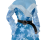 Vi Blue snowflake coat