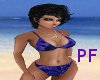 PF dark purple bikini