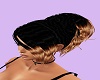 Black Blonde up do