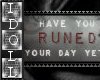 Rune Your Day :i: Stamp