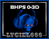 BLUE HeadPhoneSkull