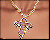梅 cross necklace anim