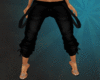 {EL}Black crop bottoms