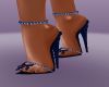navy &Sapphire Heels
