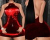 shiny red dress rl