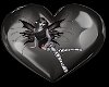 Goth In A Heart Sticker