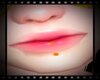 Orange Lip Piercing