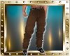 FALL RED BROWN  JEANS-M