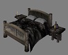 rustic inn double bed