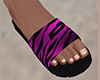 Pink Tiger Stripe Sandals 4 (M)