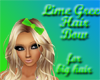 ~CK~ Lime Green Hair Bow