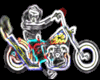Animated Neon Rider
