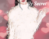 fluffy tops white
