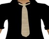 Black Beige tie