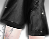 ✧ leather shorts