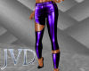 JVD Purple Leather Pants