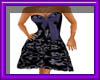 (sm)gray bow black dress