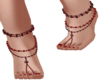Red Mystic Jeweled feet