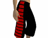 Black Red  Shorts