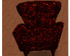 Lava print chair