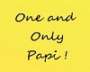 one and only papi sign