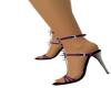 purple  spiked  heel