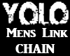 YOLO Mens LinkChain