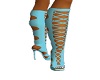 blue lace thigh hi boots