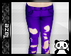 -T- Ripped Jeans Purple