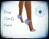 Blue Comfy Heels