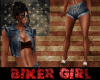 BIKER GIRL short jeans