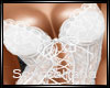 Laced White Fitted Top