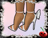 CH White  Papillon Heels