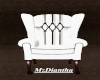 White/brown chair