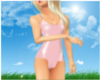 Child Pink Bathing Suit