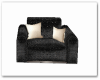 GHEDC Black Cuddle Chair