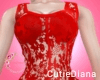 D Elegant lace red