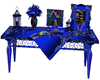 Blue Wedding Book Table