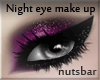 n: Night purple make up