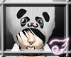 -BW- Panda Cap+hair M