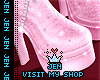 J | Doll pink boots