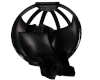 ~S~ Black Cuddle Chair