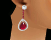 Ruby Teardrop Earrings