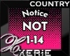 NOT Notice - Country