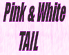Pink &White missile tail
