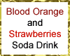 Blood Orange Soda Drink